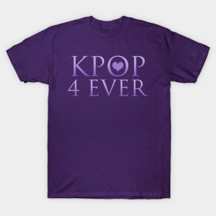 KPOP (Purple Heart) Forever T-Shirt